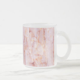 härligt rosa, marmor, flickaktigt, natur, sten, frostad glasmugg