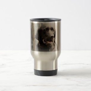 Härligt svart porträtt för Labrador Retriever Resemugg