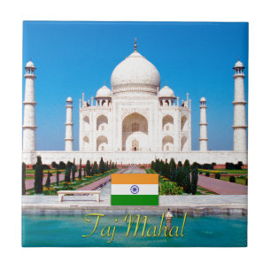 Härligt Taj-Mahal Indien Pro foto Kakelplatta