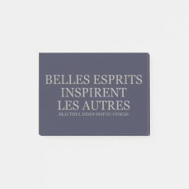 Härligt varar besvärad inspirerar andra - tända post-it block