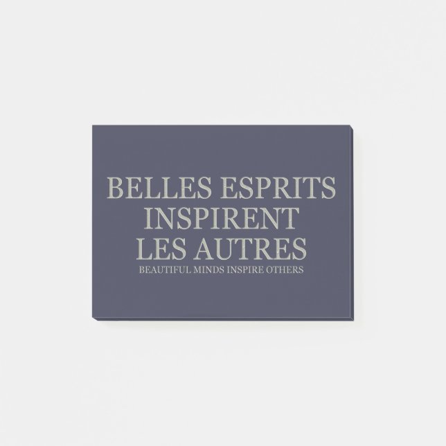 Härligt varar besvärad inspirerar andra - tända post-it block (Framsida)