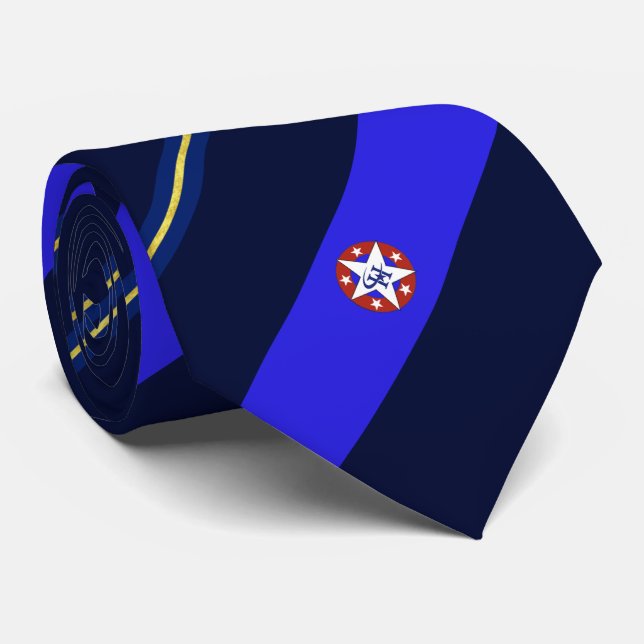 Harlingen (Texas) City flagga Neck Tie Slips (Rullad)