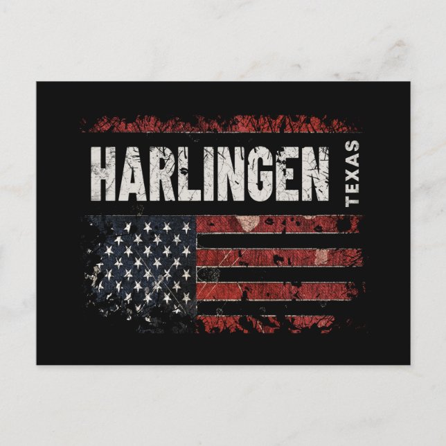 Harlingen Texas Vykort (Framsida)