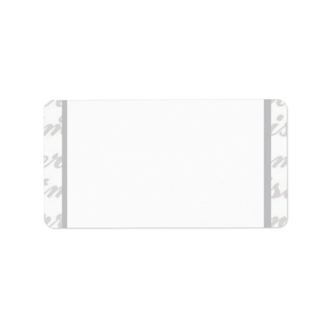 Harlock - God jul i Grått - Adressetiketter (Framsidan)