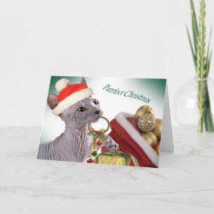 Hårlösa shex-julkort helgkort