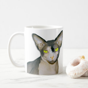 Hårlöst Katt med namnet Sphynx Cat Ninja Kaffemugg