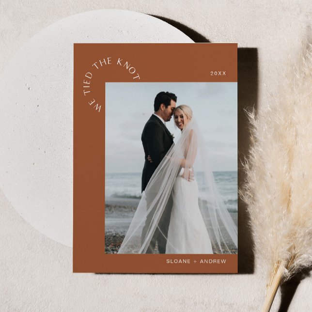 HARLOW Bröllop Elopement vi binder samman knuten - Inbjudningar (Skapare uppladdad)