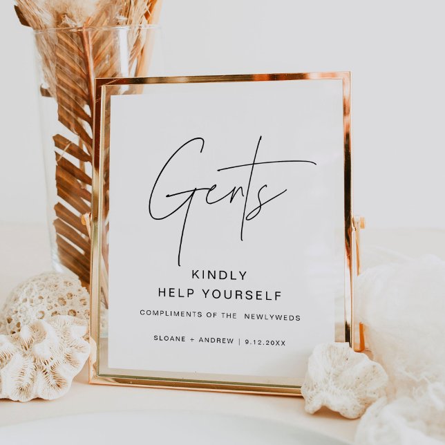 HARLOW Bröllop Manar Bathroom Basket-tecken Poster (Skapare uppladdad)