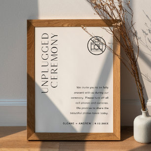 HARLOW Ceremony Bröllop 18 x 24 Poster ej ansluten