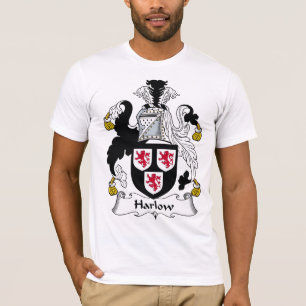 Harlow familjvapensköld tee shirt