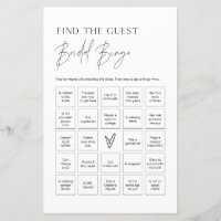 HARLOW Hitta Möhippan Gäst Bingo Game