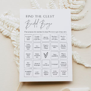 HARLOW Hitta Möhippan Gäst Bingo Game Inbjudningar