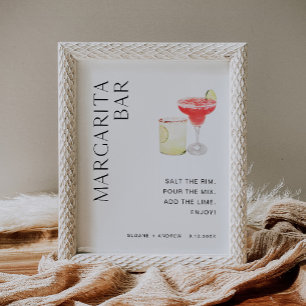 HARLOW Margarita Pub Sign Poster