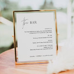HARLOW-minimalistisk meny Bröllop Pub 8 x 10 Poster<br><div class="desc">Harlow Collection - en perfekt blandning av ren sofistikering och modernt luft. Det är designat med ett modernt skript som exuderar stil och elegans. Varje produkt i samlingen är genomtänkt utformad för att visa ett utseende som är både tidlöst och trendlöst.</div>