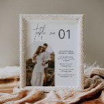 HARLOW-minimalistiskt Bordsnummer med Roligt Facts Poster<br><div class="desc">Harlow Collection - en perfekt blandning av ren sofistikering och modernt luft. Det är designat med ett modernt skript som exuderar stil och elegans. Varje produkt i samlingen är genomtänkt utformad för att visa ett utseende som är både tidlöst och trendlöst.</div>