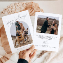 HARLOW Modern Howlidays-Hund-julkort