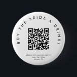 HARLOW Modern köper en spritknapp Knapp<br><div class="desc">Detta är en modern minimalist som köper en knapp på en drink bachelorette-fest. Ladda upp bridens Venmo QR-kod för en roligt och ett enkelt sätt att få igång party! Redigera alla formuleringar,  typsnitt och färg på den här toppen festflickans helg-stift för att passa din evenemangs personliga stil  -känsla.</div>