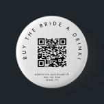 HARLOW Modern köper en spritknapp Knapp<br><div class="desc">Detta är en modern minimalist som köper en knapp på en drink bachelorette-fest. Ladda upp bridens Venmo QR-kod för en roligt och ett enkelt sätt att få igång party! Redigera alla formuleringar,  typsnitt och färg på den här toppen festflickans helg-stift för att passa din evenemangs personliga stil  -känsla.</div>