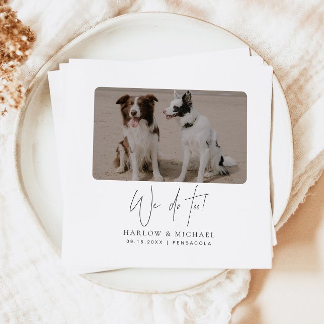 HARLOW Modern minimal, vi gör Bröllop Pappersservett (Skapare uppladdad)