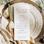 HARLOW Modern Nattkort före repetition Inbjudningar<br><div class="desc">Harlow Bröllop Collection har ett edgy modernt typsnitt och en enkel minimalistisk utformning. Perfekt för ditt enkla,  tidslösa par.</div>