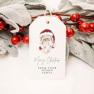 HARLOW Modern Secret Santa Gift Exchange Presentetikett