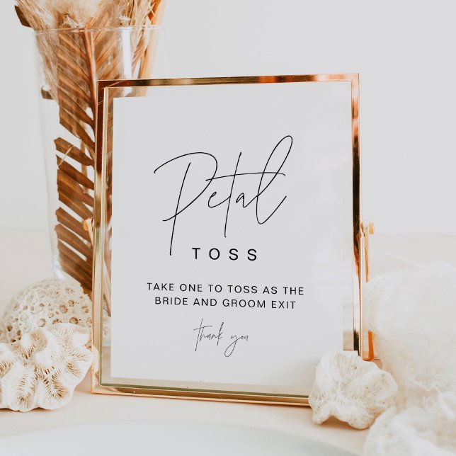 HARLOW Petal Toss Bröllop - signatur för avsändnin Poster (Skapare uppladdad)