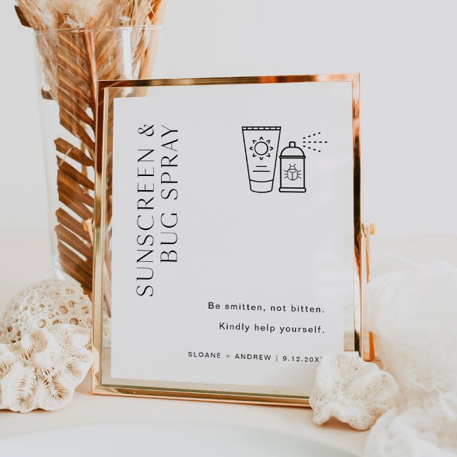 HARLOW-solskärm och Kryp Bröllop-tecken Poster (Skapare uppladdad)