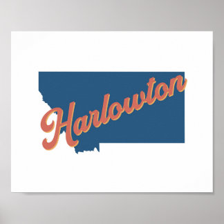 Harlowton, Montana-statspapper Poster