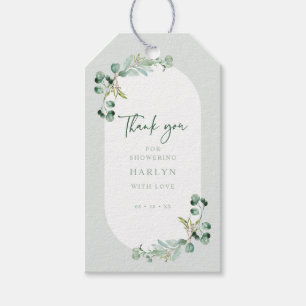 HARLYN Gift Märkres Eucalyptus Möhippa Party Presentetikett