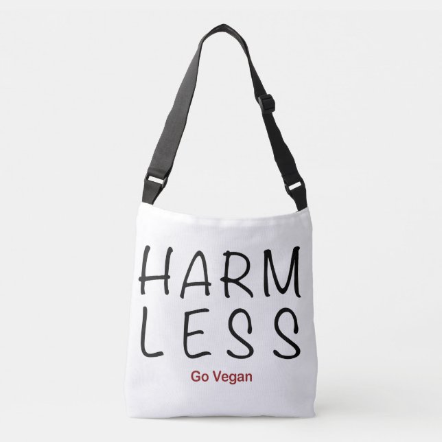 Harm Less - Go Vegan Axelväska (Framsida)