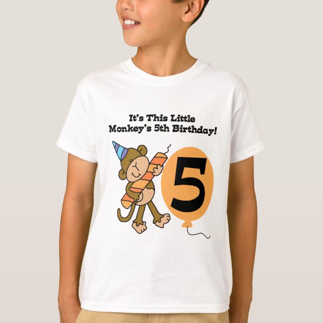 Härma lite 5th födelsedagTshirts och gåvor T Shirt (Framsida)