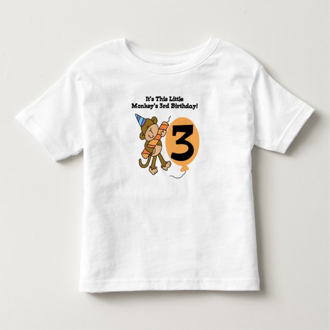 Härma lite den 3rd födelsedagen tee shirt (Framsida)