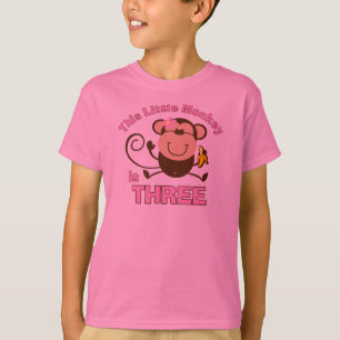 Härma lite den 3rd födelsedagflickan t shirt
