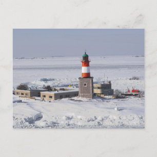 Harmaja Lighthouse Helsingfors Finlands vykort