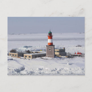 Harmaja Lighthouse Helsingfors Finlands vykort