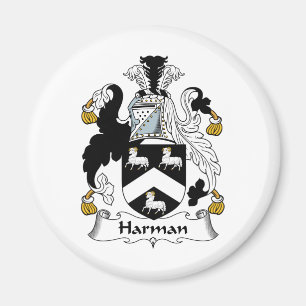 Harman familjvapensköld magnet