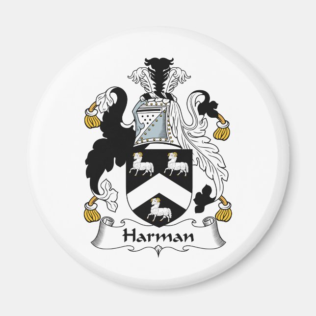 Harman Family Crest Magnet (Framsidan)