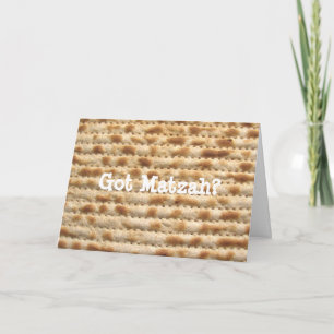 HarMatzah? Påskhögtid-/Pesach hälsningkort Kort