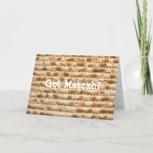 HarMatzah? Påskhögtid-/Pesach hälsningkort Kort (Framsida)