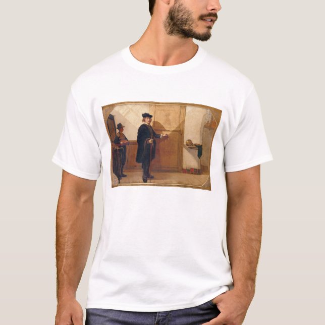 Harmensz skåpbil Rijn Rembrandt (1606-69) som T Shirt (Framsida)
