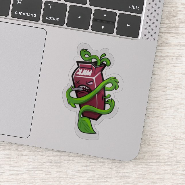 Harmful Mjölk Klistermärken (Detalj)