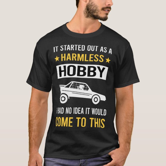 Harmless Hobby Autocross T Shirt (Framsida)