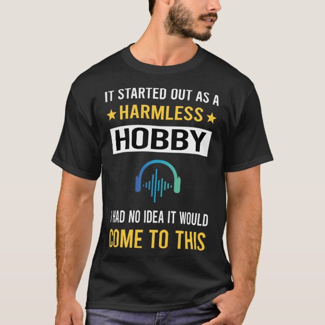 Harmless Hobby Electronic Music T Shirt (Framsida)