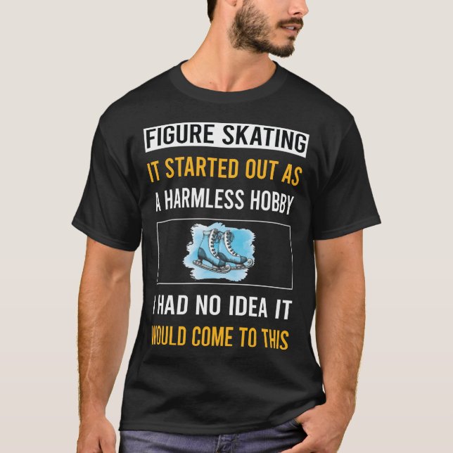 Harmless Hobby Figur Skating T Shirt (Framsida)
