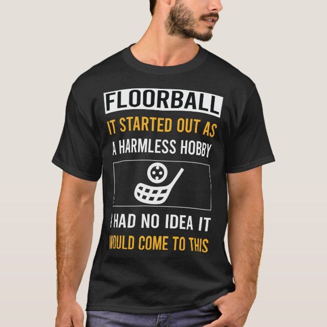 Harmless Hobby Floorball T Shirt (Framsida)