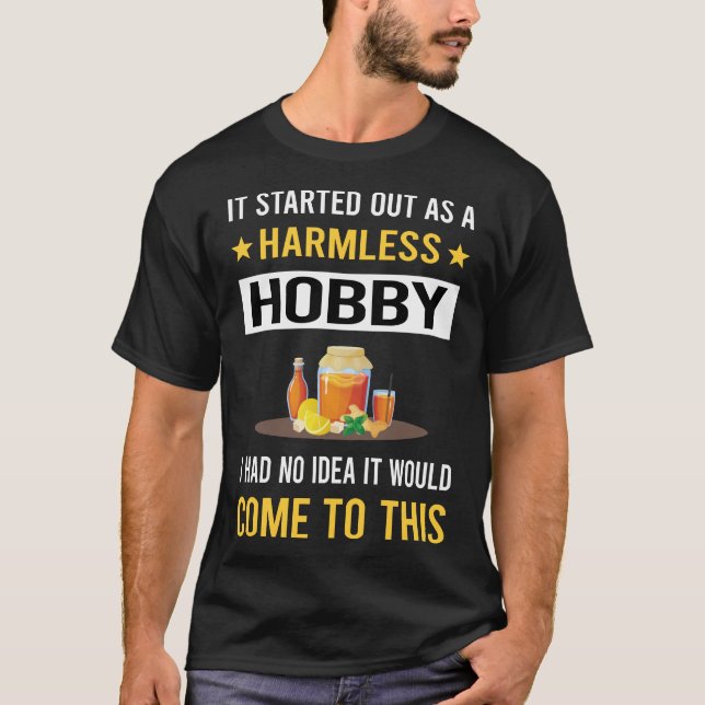 Harmless Hobby Kombucha Booch T Shirt (Framsida)