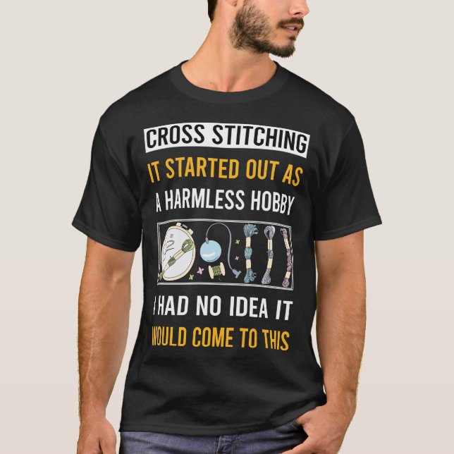 Harmless Hobby Kor Stitching T Shirt (Framsida)