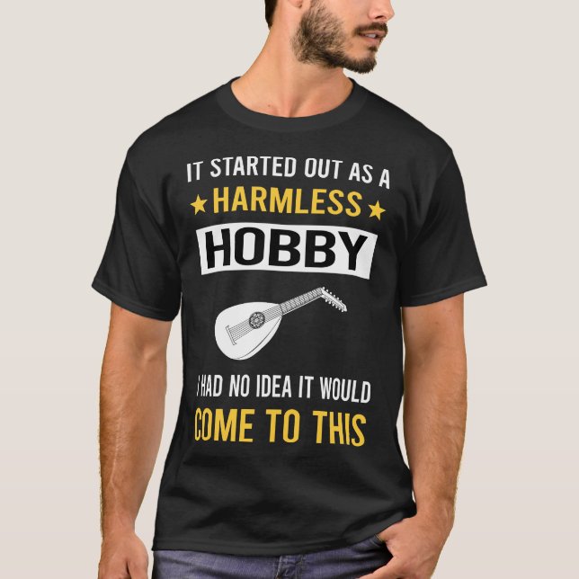 Harmless Hobby Lute T Shirt (Framsida)