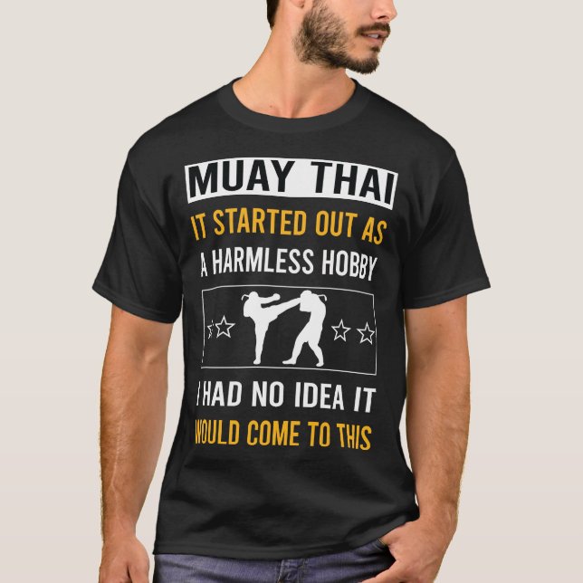Harmless Hobby Muay Thai T Shirt (Framsida)