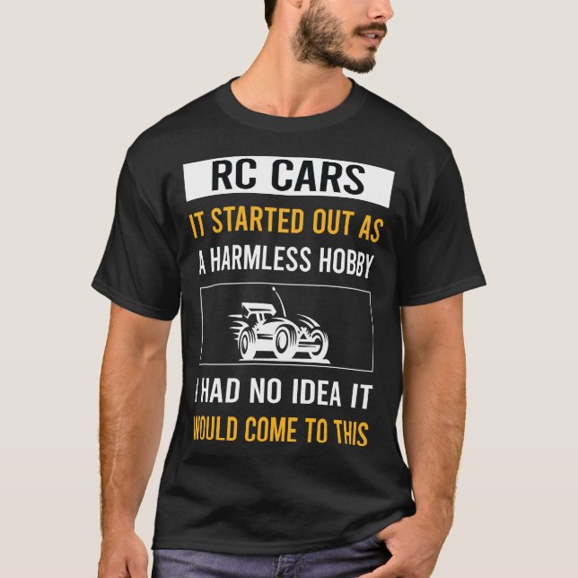 Harmless Hobby RC Cars T Shirt (Framsida)